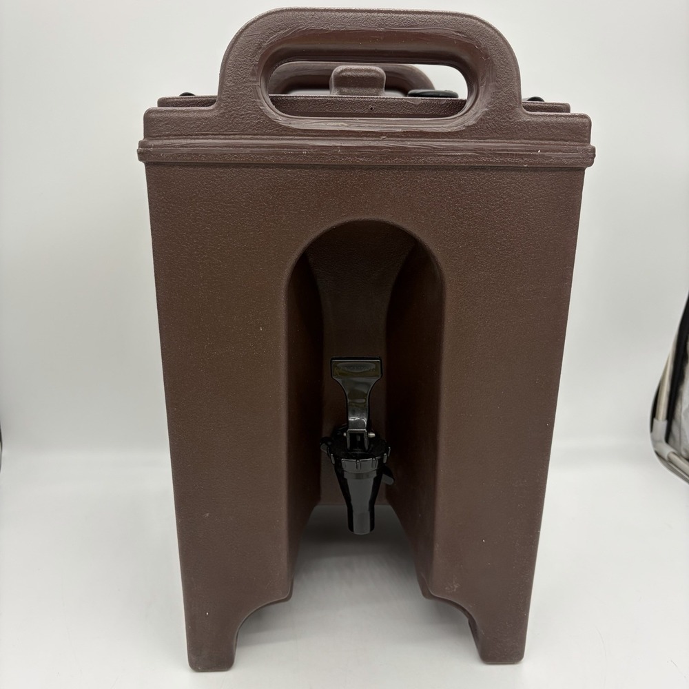 VTG Cambro 100LCD 1-1/2 Gallon Insulated Beverage Dispenser Container Brown USA
